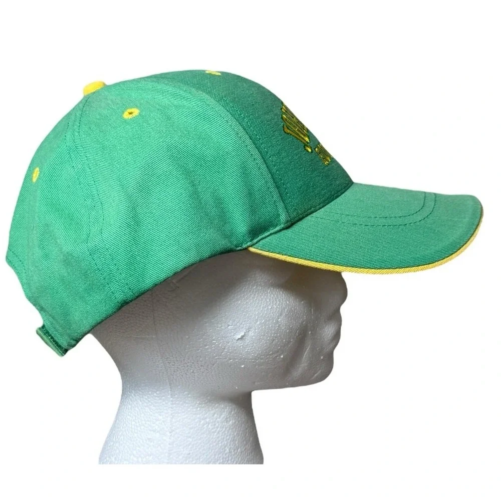 John Deere Hat Green Yellow Adjustable Cap Farm Tractor‎ Logo Adult OS